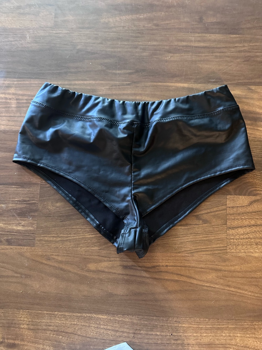 Bodyrage Faux Leather Boyshorts